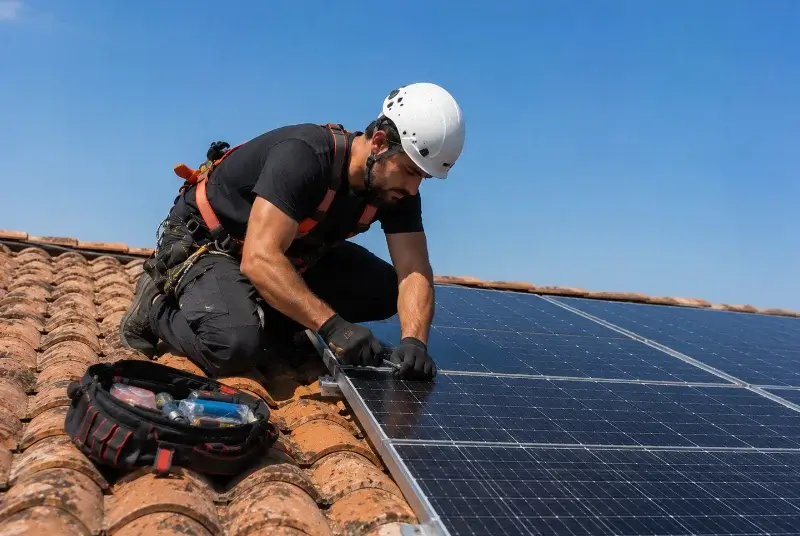 Maintenance et monitoring de panneaux solaires à Cabrespine